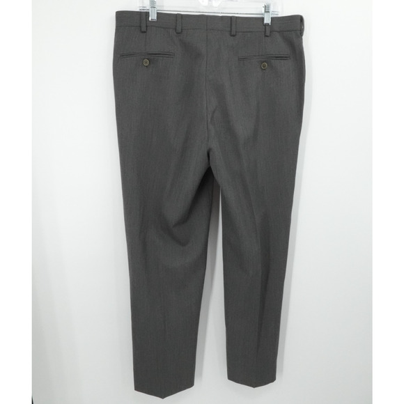 Brooks Brothers Pants Mens 37x30 Gray Madison Wool Dress Business Office - Picture 2 of 15